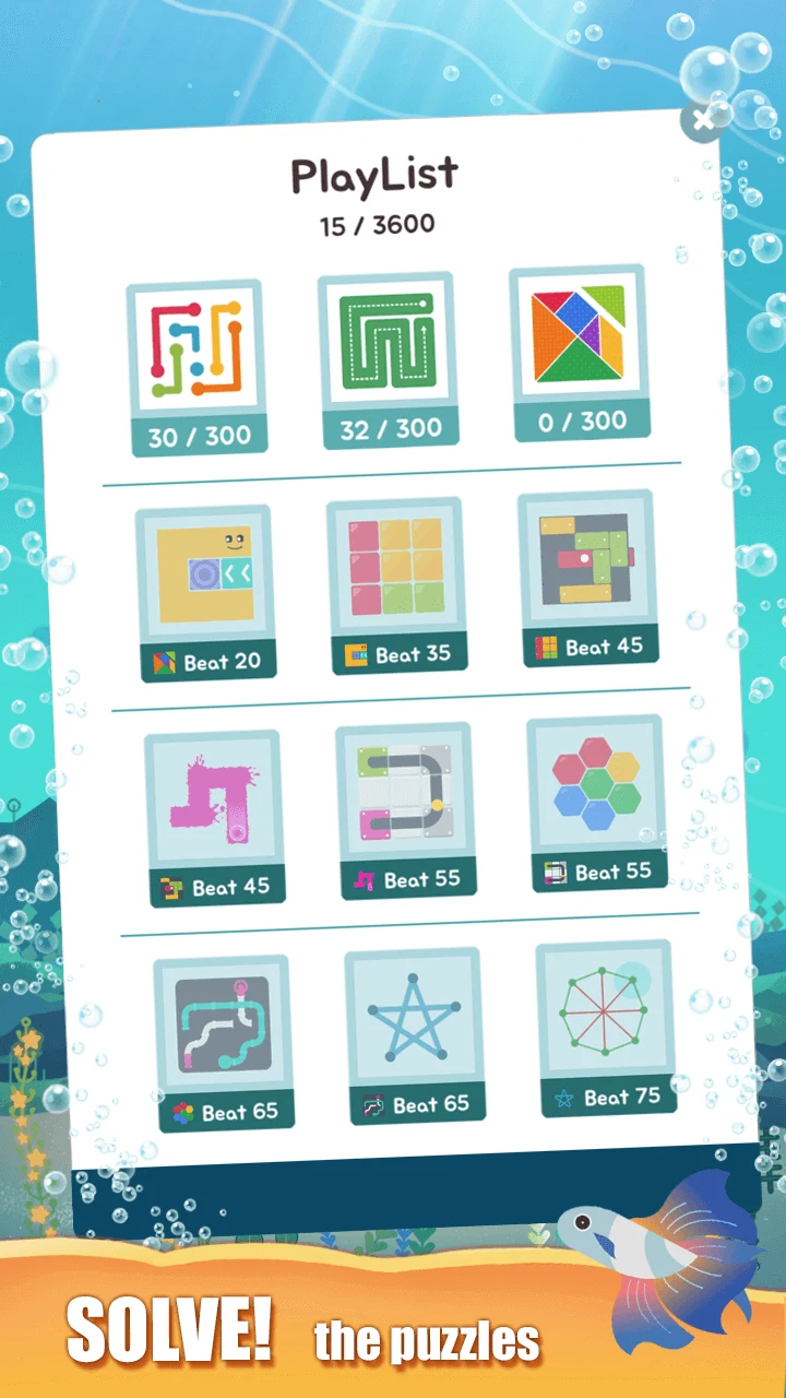 Puzzle Aquarium screenshot